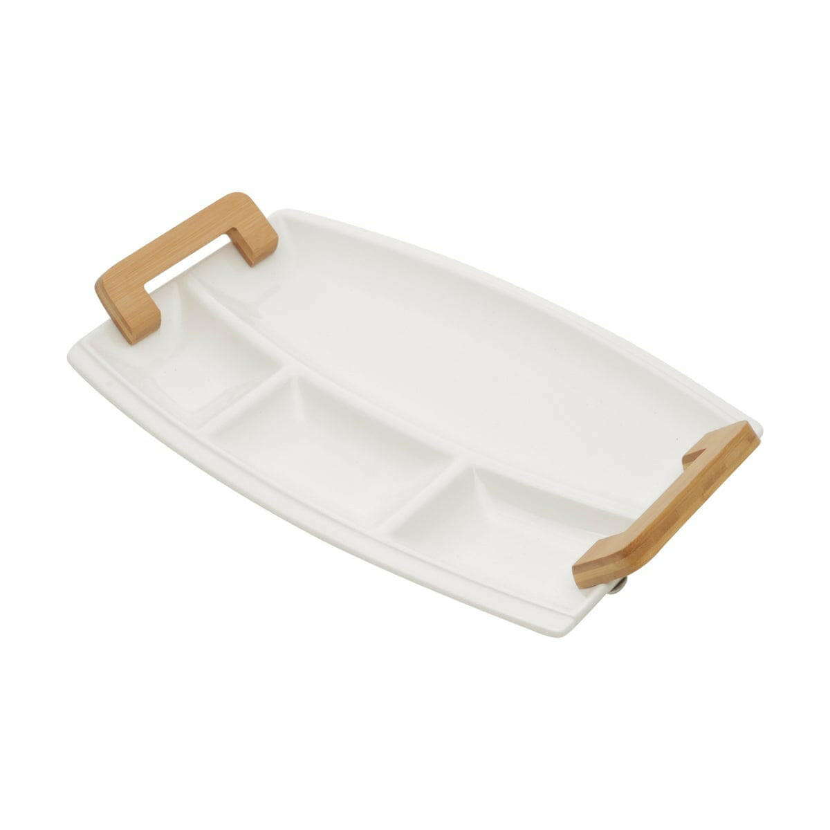 Porcelaine Appetiser White Dish 37x22x5cm.