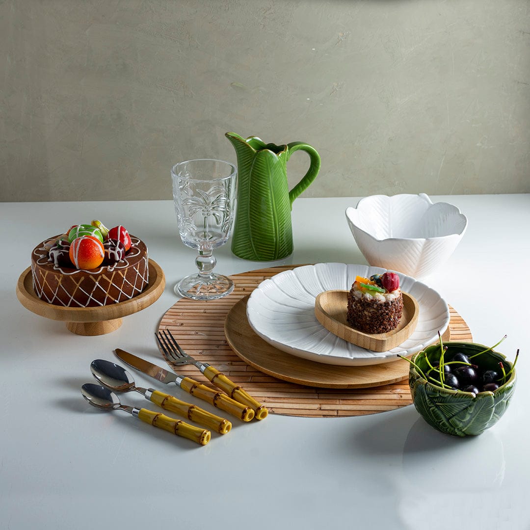 Ceramic Banana Leaf Pitcher.
