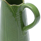 Ceramic Banana Leaf Pitcher.