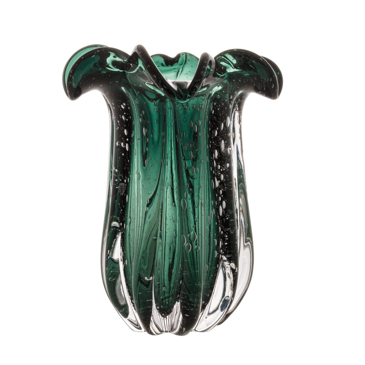 The Green Elegance Vase-18x21cm.