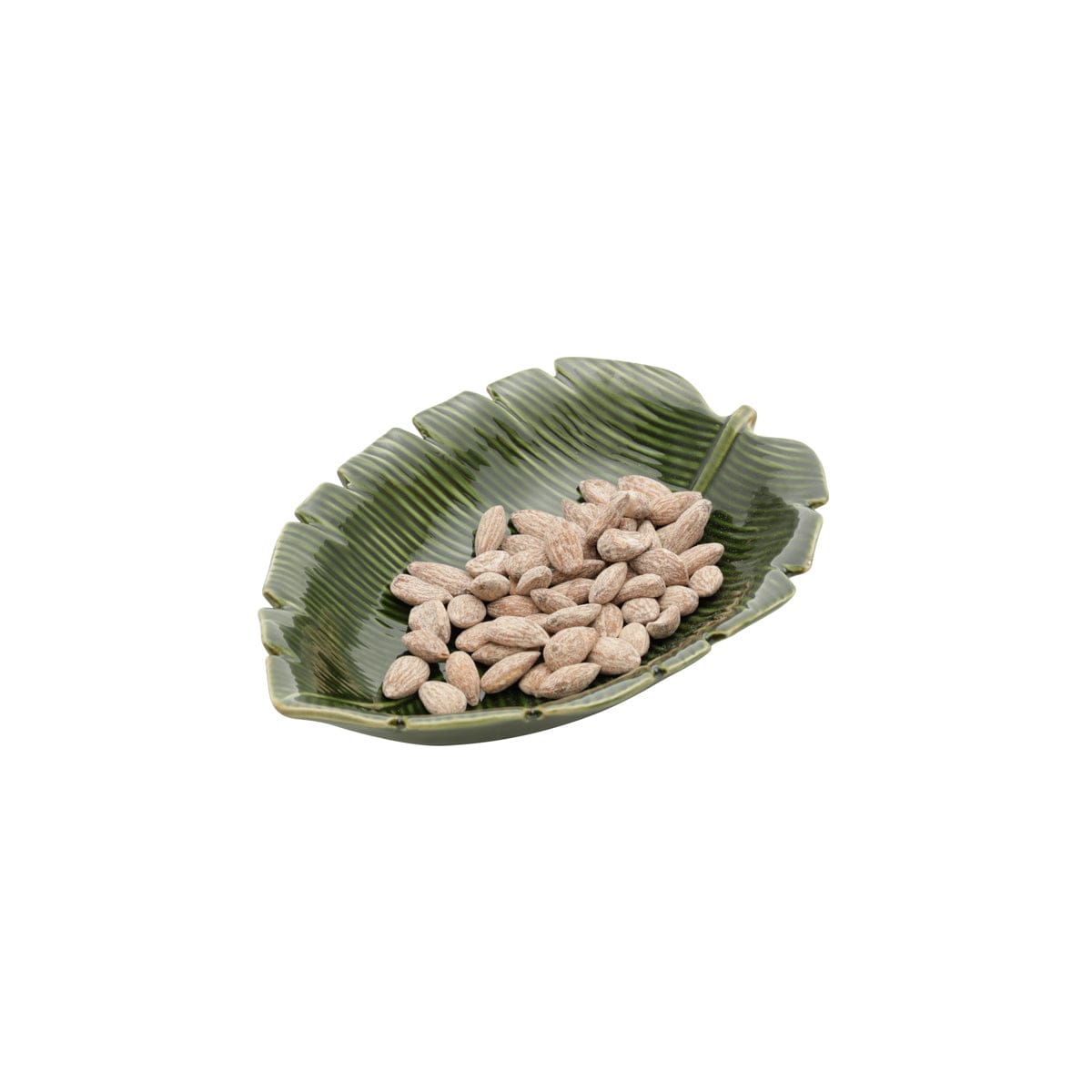 Ceramic Banana Leaf Plate 23x16x4.5cm.