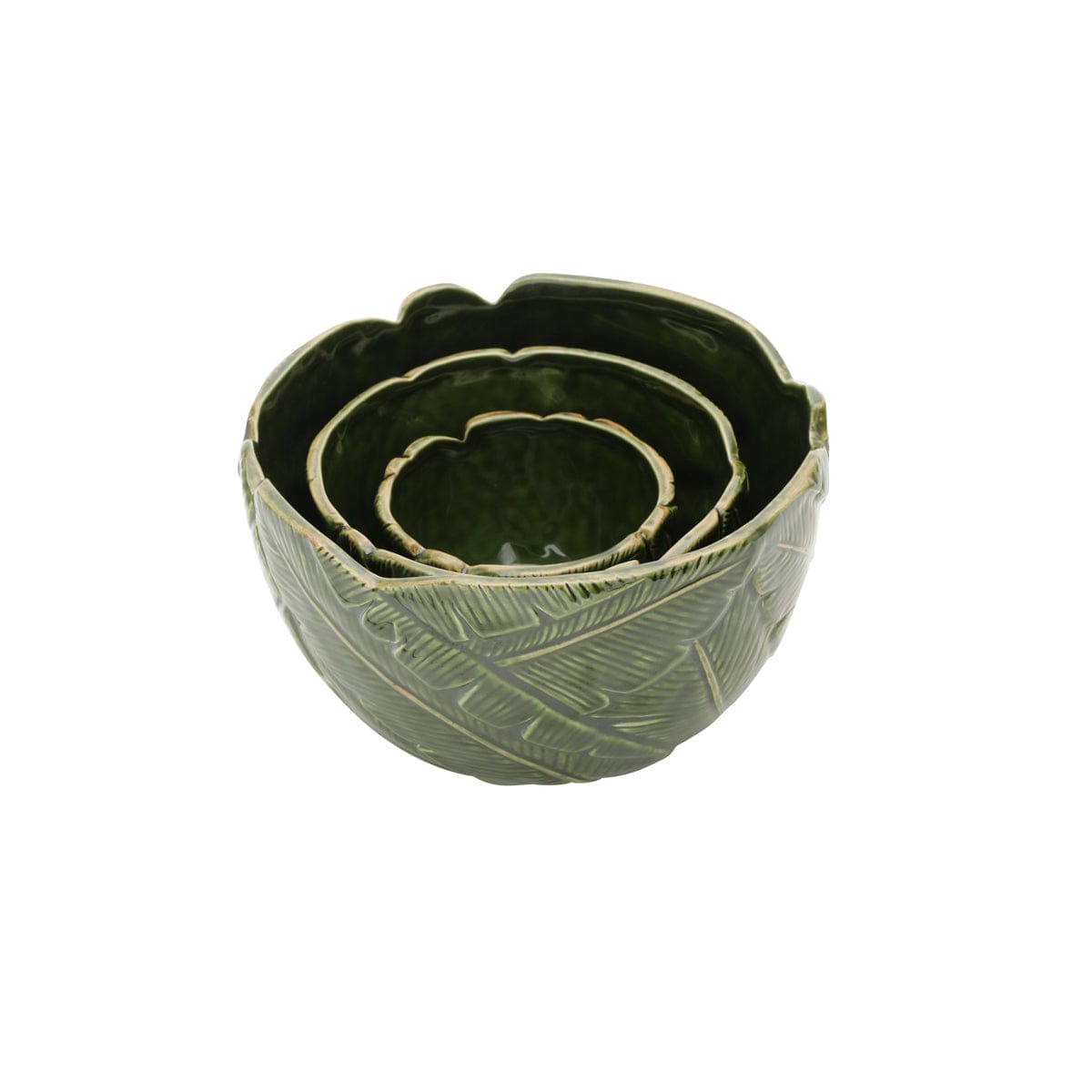 Ceramic Banana Leaf Bowl.