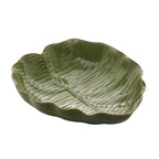 Ceramic Banana Leaf Serving Plate.