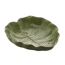 Load image into Gallery viewer, Ceramic Banana Leaf Serving Plate
