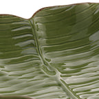 Ceramic Banana Leaf Serving Plate.