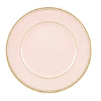Set of 4 pink Plastic under plate 33cm.