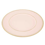 Set of 4 pink Plastic under plate 33cm.