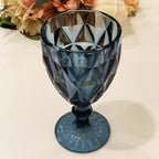 Blue diamond Set of 6 Glasses.