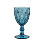 Blue diamond Set of 6 Glasses.