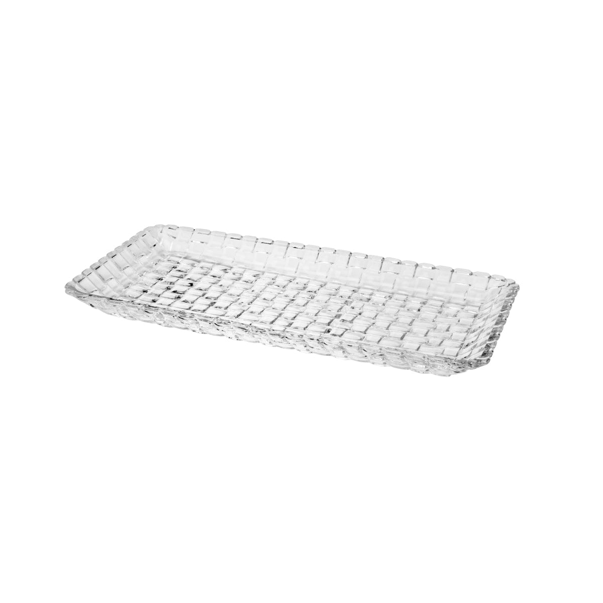 Tress Crystal Platter 25x13x2cm.