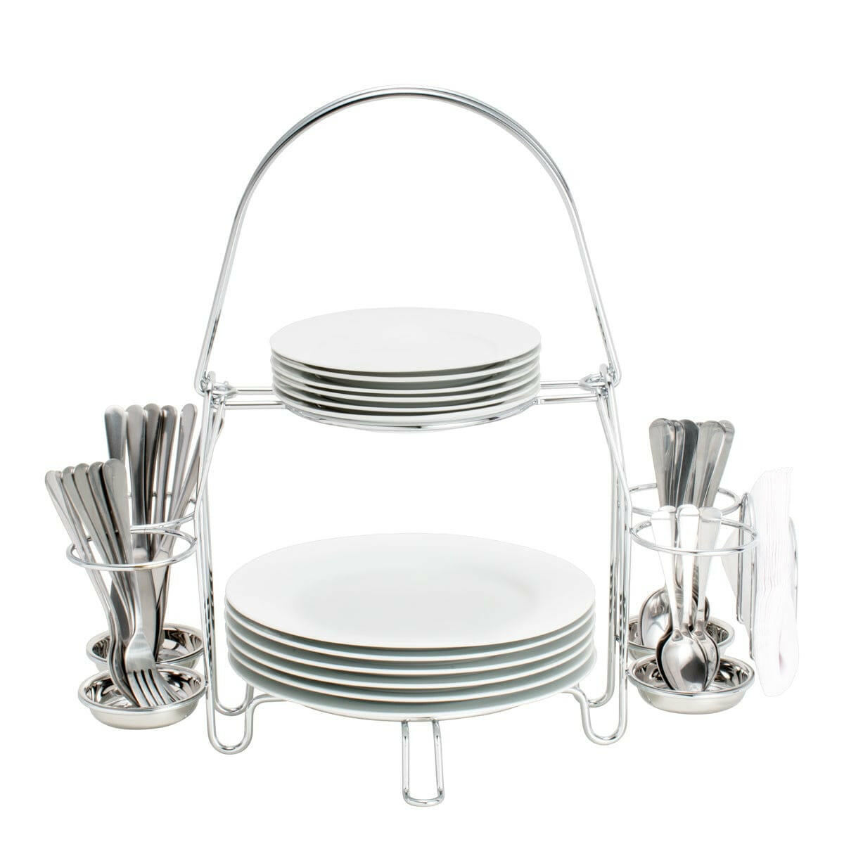 The Plate and Cutlery Stand.
