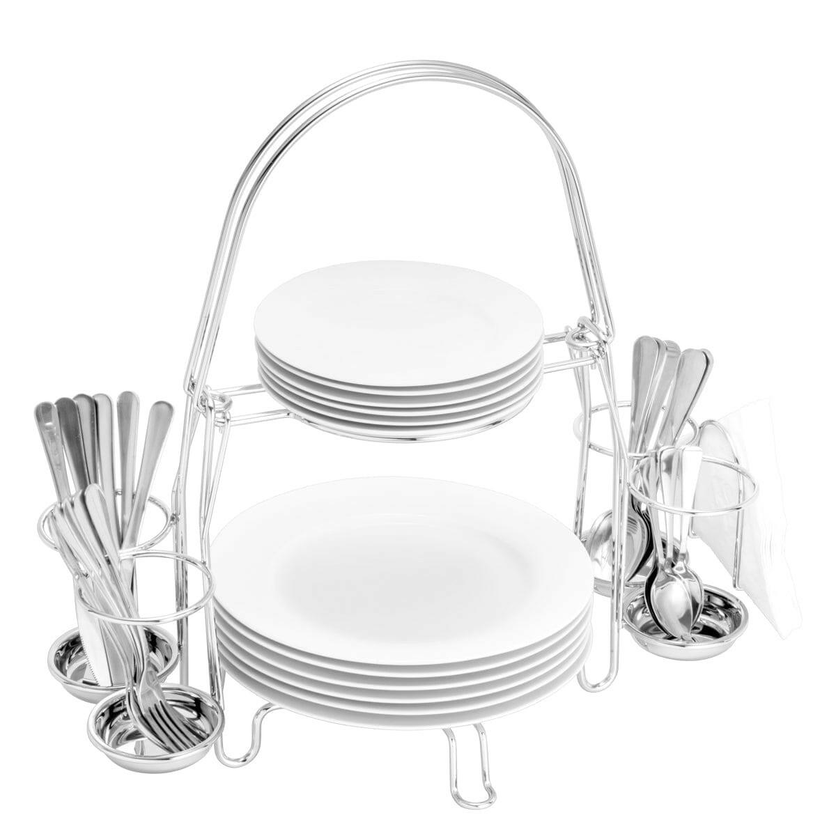 The Plate and Cutlery Stand.