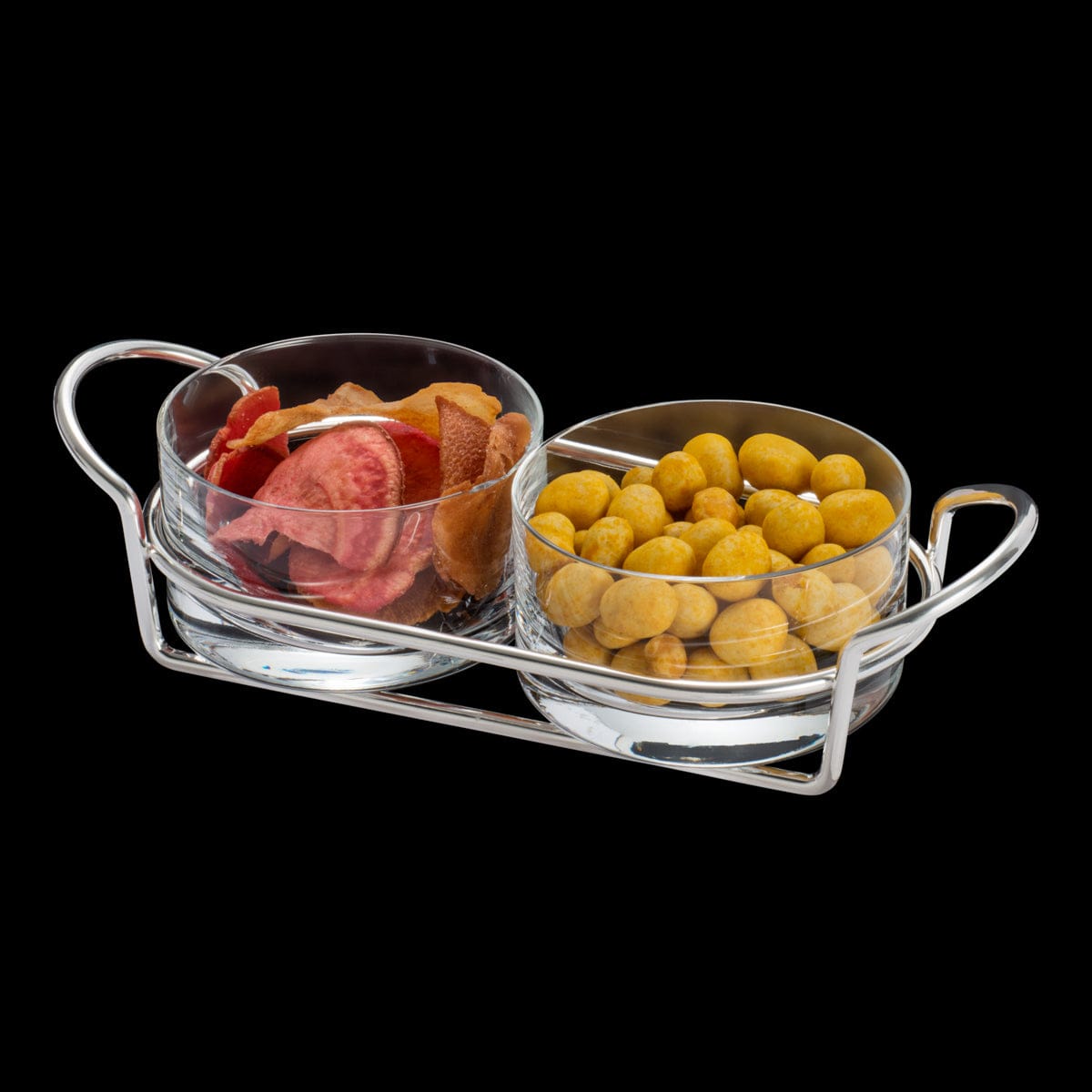 Silver Plated Double Dish  24x10x8cm.