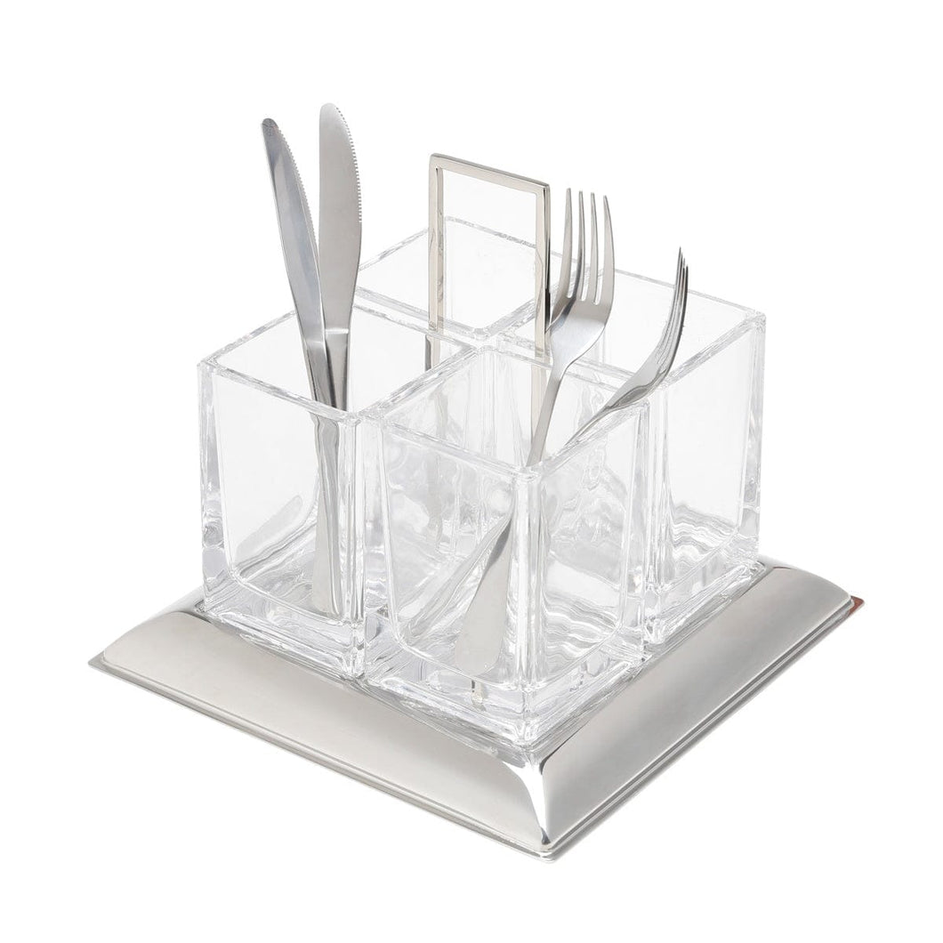 Torcello Silver Plated Cutlery Support 24X22cm