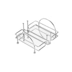 Silver Plated Napkin Support 18X18cm.
