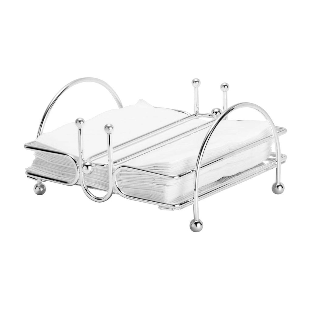 Silver Plated Napkin holder 18X18cm.