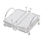 Silver Plated Napkin Support 18X18cm.