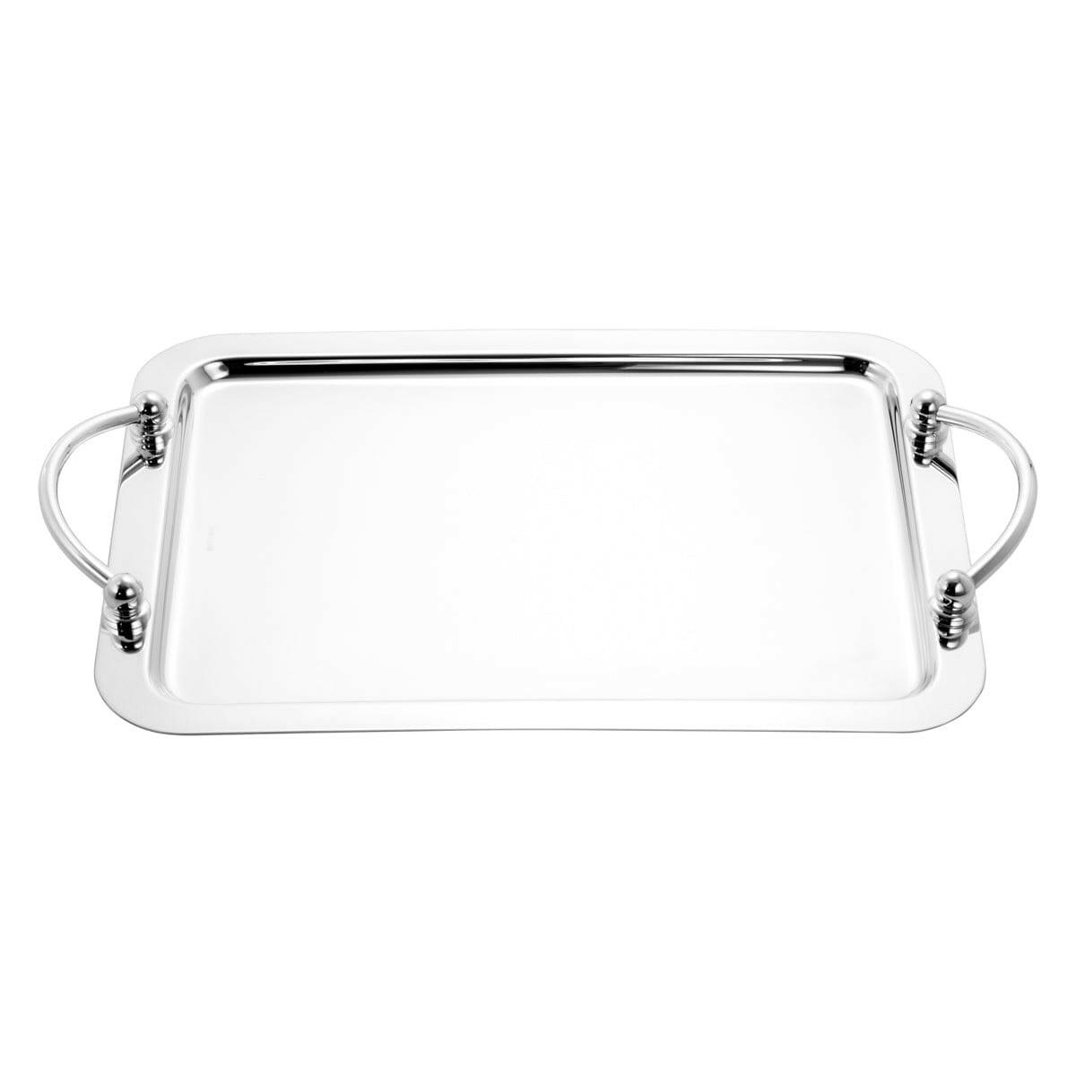 Stainless Steel Tray With Handle 23X19cm.