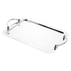 Stainless Steel Tray With Handle 33x26cm.
