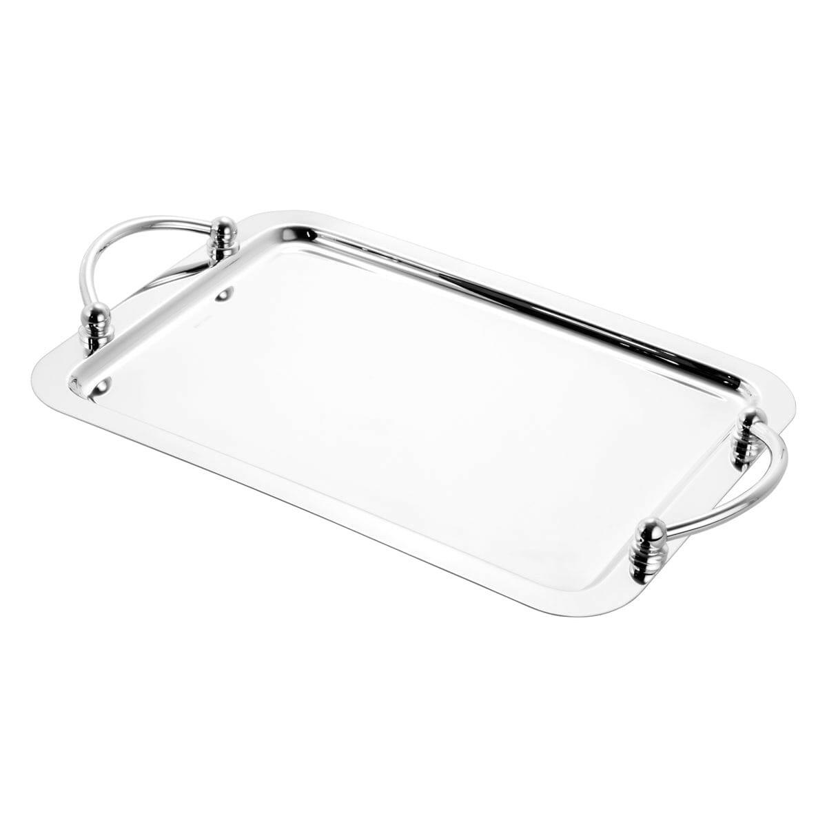 Stainless Steel Tray With Handle 33x26cm.