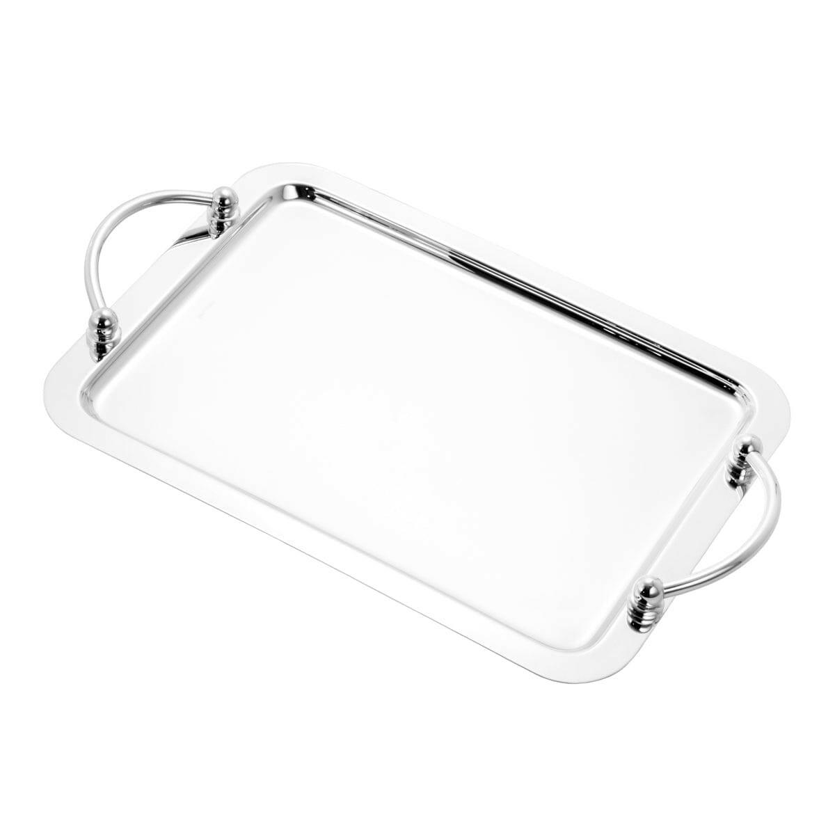 Stainless Steel Tray With Handle 33x26cm.