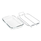 Glass Bakeware Serving Dish 34x20cm.
