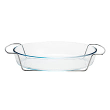 Lade das Bild in den Galerie-Viewer, Glass Oval Bakeware Serving Dish 37x23cm
