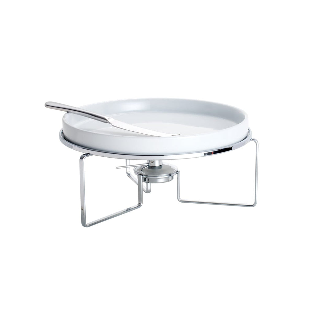 Silver Plated Serving Chafing Dish with Knife 27x14cm.