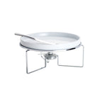 Silver Plated Serving Chafing Dish with Knife 27x14cm.