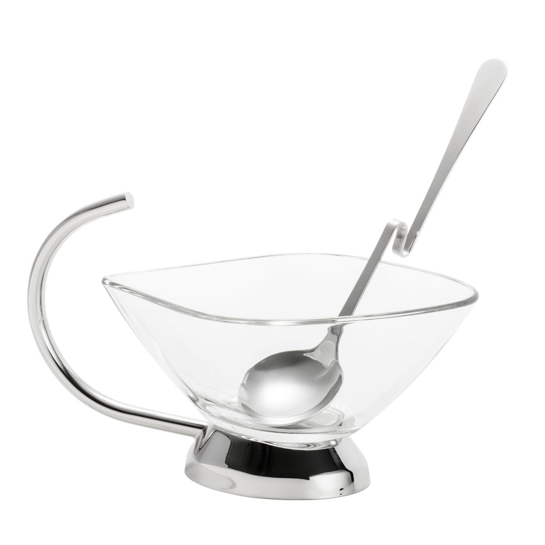 Caribbean Stainless Steel Gravy Boat with Spoon 450ml