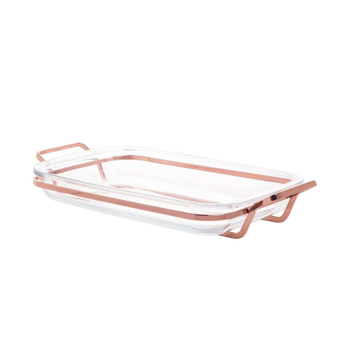 Rose Chrome Bakeware Serving Support  37x23cm.