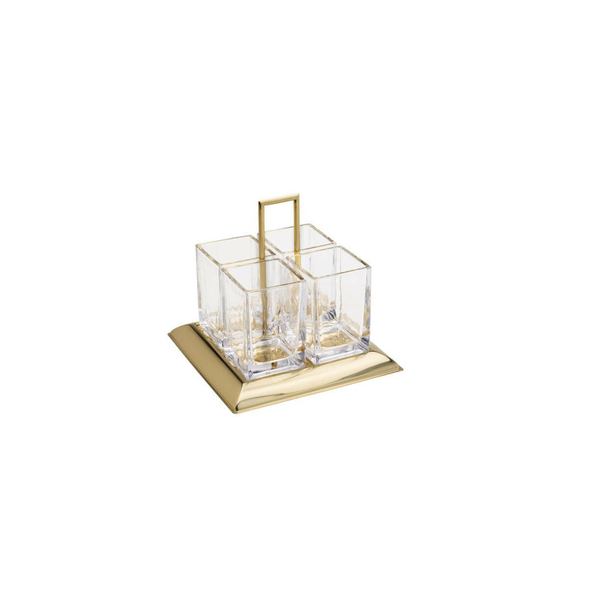 Torcello Golden Steel Cutlery Holder 24X22cm.