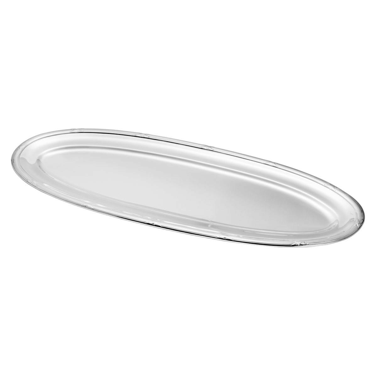 Monaco Stainless Steel Serving Plate 60X25cm.