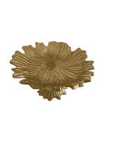 Load image into Gallery viewer, Gold Flower Cake Plate
