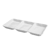 Lade das Bild in den Galerie-Viewer, White porcelain three-compartment tray 
